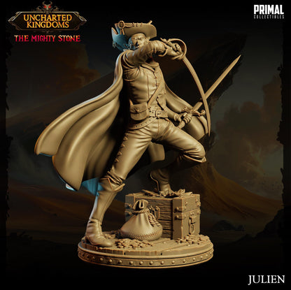 Elf Mercenary Julien | Primal Collectibles | Compatible with D&D/AoS | Fantasy