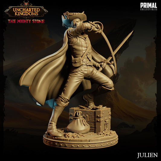 Elf Mercenary Julien | Primal Collectibles | Compatible with D&D/AoS | Fantasy