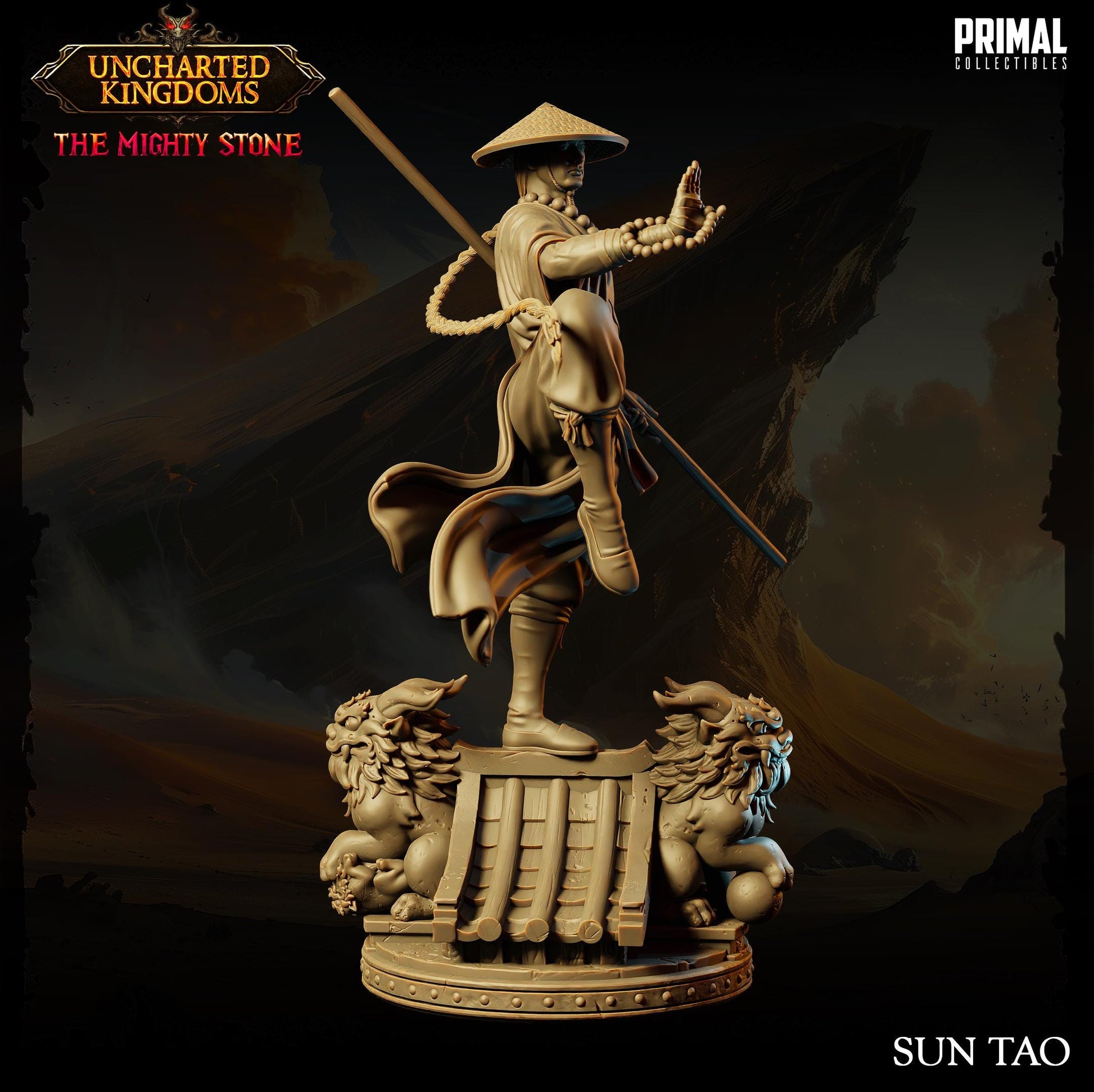 Monk Sun Tao | Primal Collectibles | Compatible with D&D/AoS | Fantasy