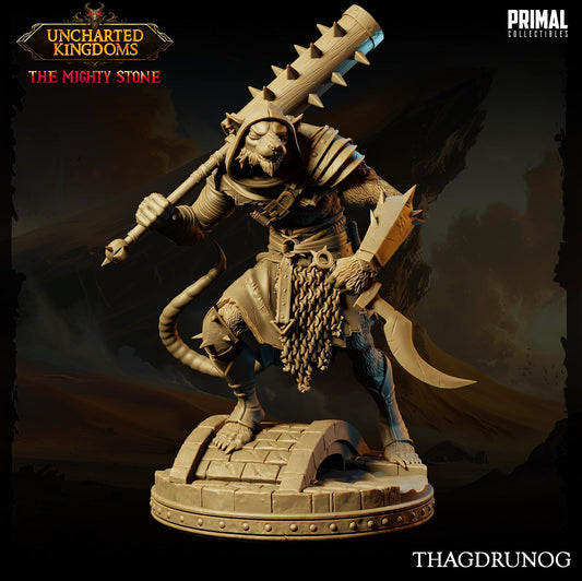 Wererat Thagdrunog | Primal Collectibles | Compatible with D&D/AoS | Fantasy