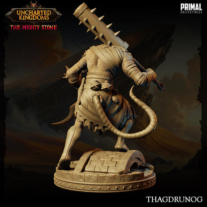 Wererat Thagdrunog | Primal Collectibles | Compatible with D&D/AoS | Fantasy