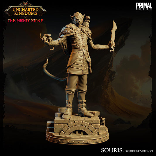 Wererat Ratman Souris | Primal Collectibles | Compatible with D&D/AoS | Fantasy