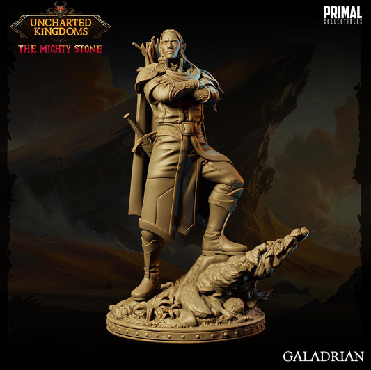 Wood Elf Hero Galadrian | Primal Collectibles | Compatible with D&D/AoS | Fantasy