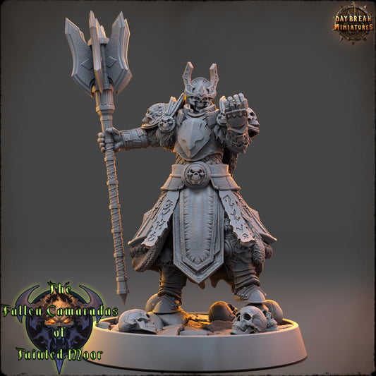 Undead Skeleton Bone Warden | DayBreak Miniatures | Compatible with D&D/AOS | Fantasy | Tabletop