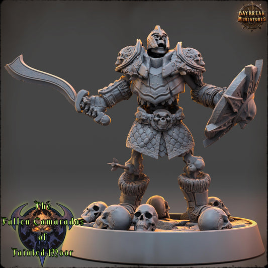 Undead Skeleton Lord Varnorsk | DayBreak Miniatures | Compatible with D&D/AOS | Fantasy | Tabletop