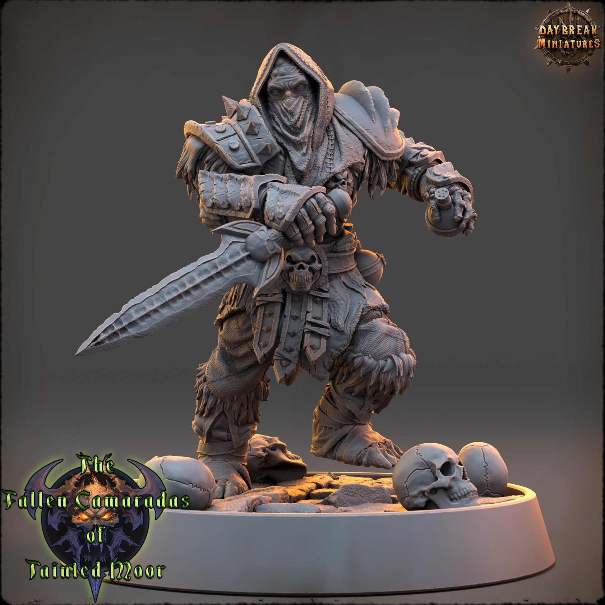 Undead Skeleton Skarth Hollowfist | DayBreak Miniatures | Compatible with D&D/AOS | Fantasy | Tabletop