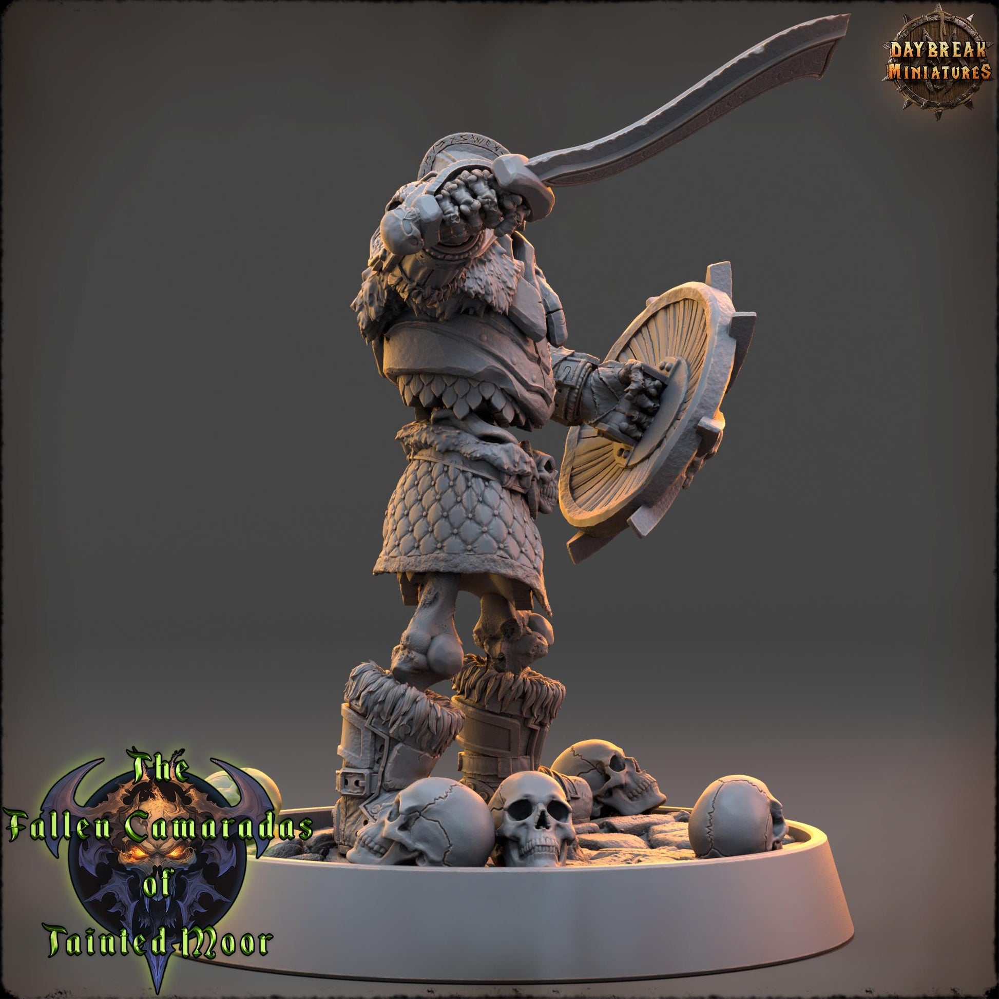 Undead Skeleton Grandmaster Rot | DayBreak Miniatures | Compatible with D&D/AOS | Fantasy | Tabletop