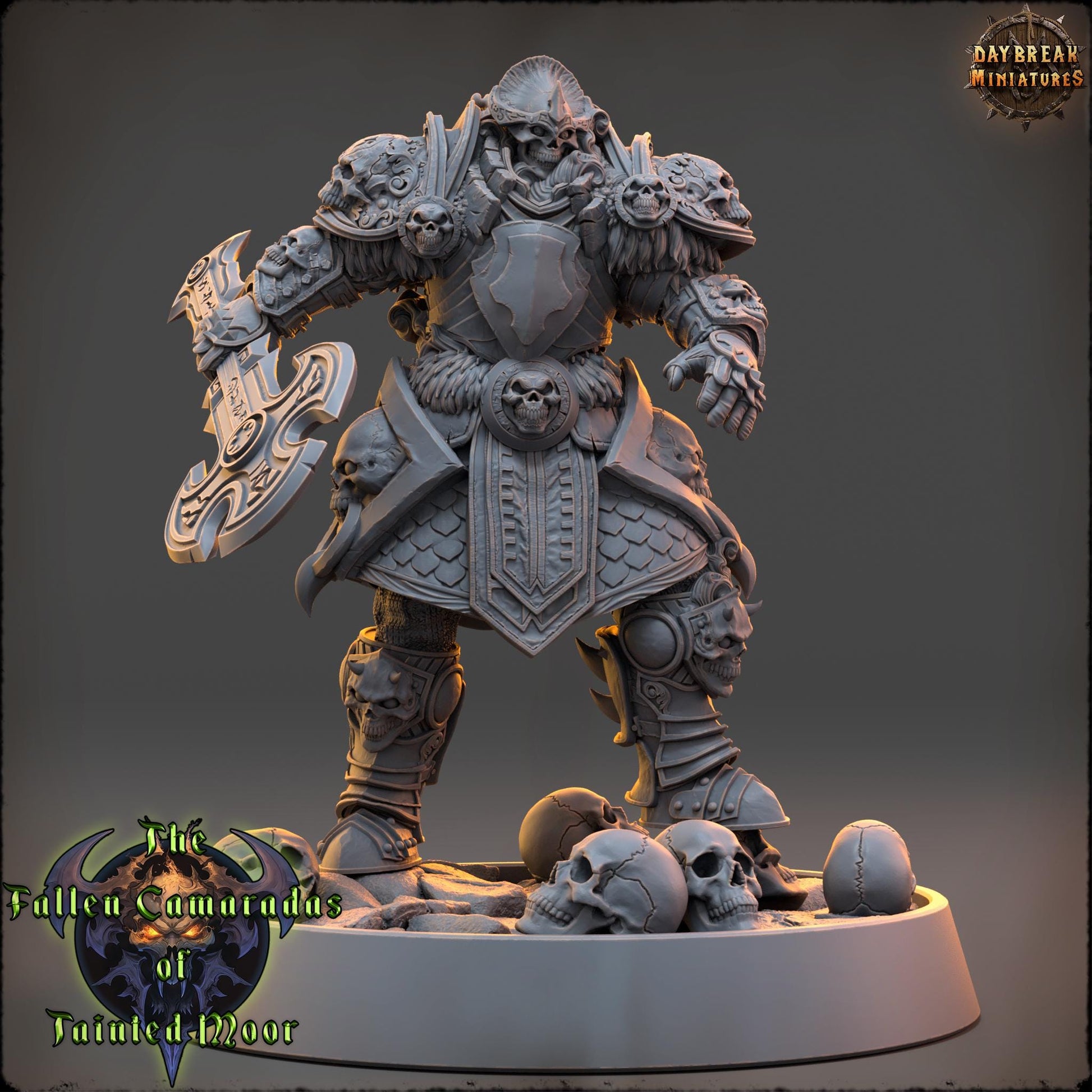 Undead Skeleton Spectral Overseer | DayBreak Miniatures | Compatible with D&D/AOS | Fantasy | Tabletop