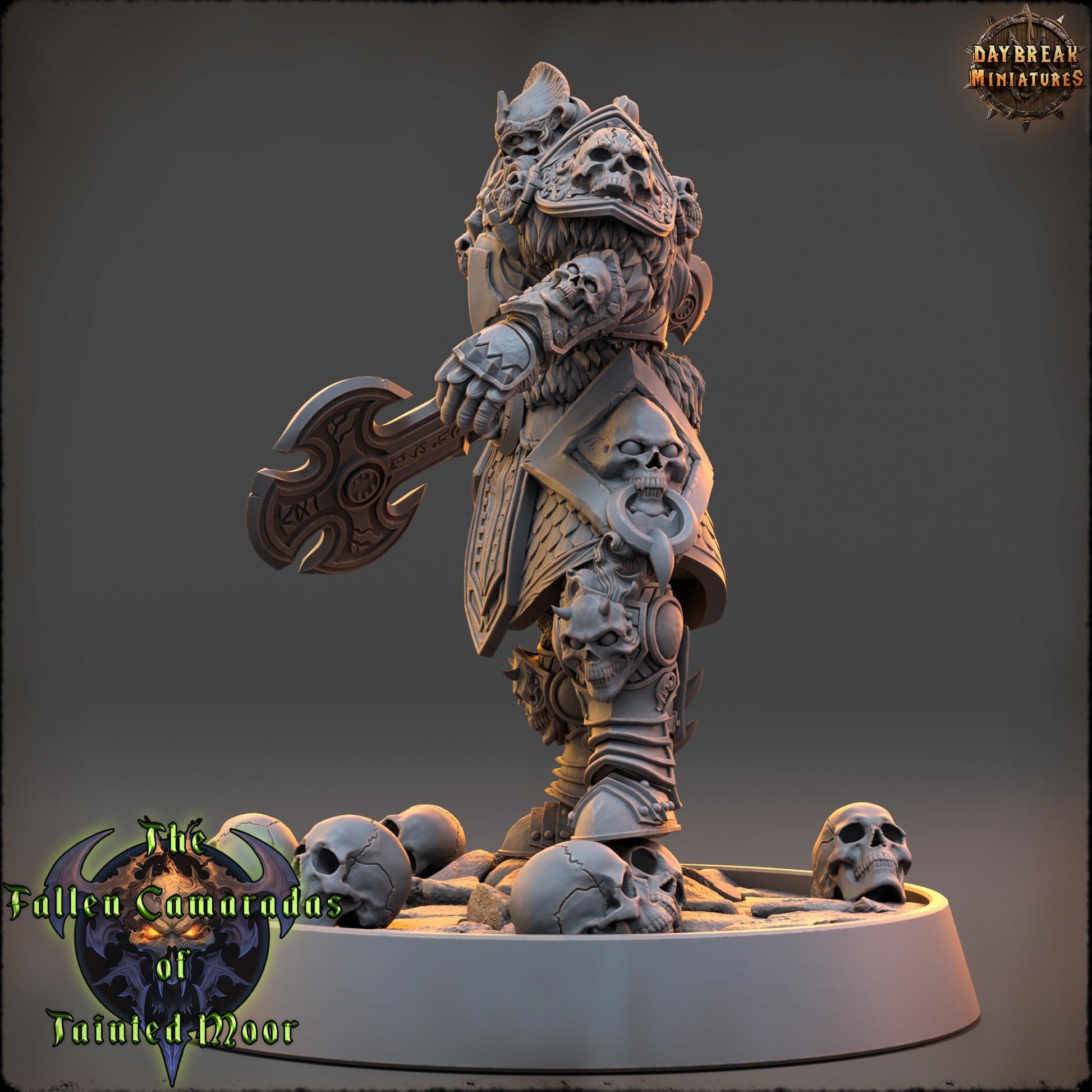 Undead Skeleton Spectral Overseer | DayBreak Miniatures | Compatible with D&D/AOS | Fantasy | Tabletop