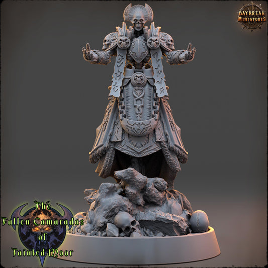 Undead Skeleton Death Priest | DayBreak Miniatures | Compatible with D&D/AOS | Fantasy | Tabletop