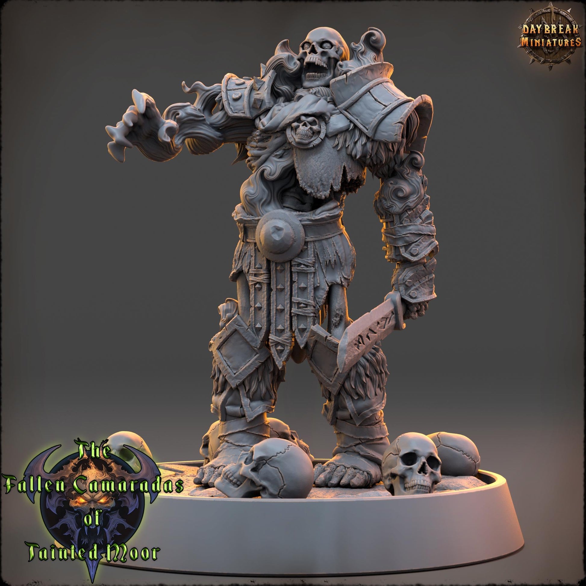 Undead Skeleton Void Herald | DayBreak Miniatures | Compatible with D&D/AOS | Fantasy | Tabletop
