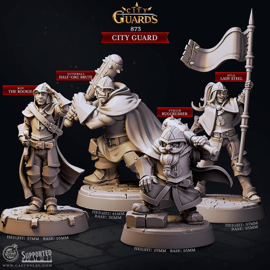 City Guards | CastnPlay | Compatible with D&D/AoS | Fantasy