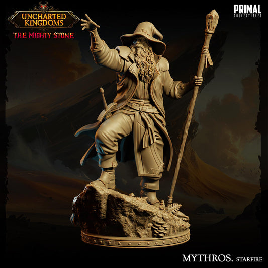 Human Wizard Mythros Starfire | Primal Collectibles | Compatible with D&D/AoS | Fantasy