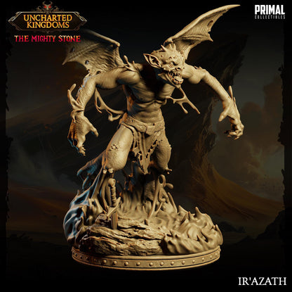 Fire Demon Ir'azath | Primal Collectibles | Compatible with D&D/AoS | Fantasy