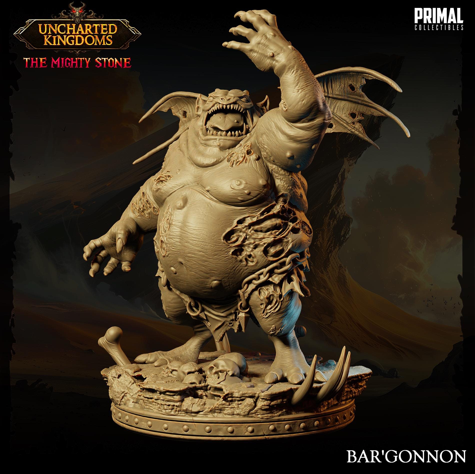 Greed Demon Bar'gonnon | Primal Collectibles | Compatible with D&D/AoS | Fantasy