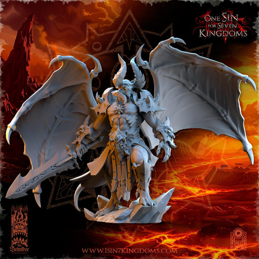Realms of Mayhem Azagoth Prince of Mayhem | The Beholder Miniatures | Compatible with D&D/AoS | Fantasy | Tabletop RPG