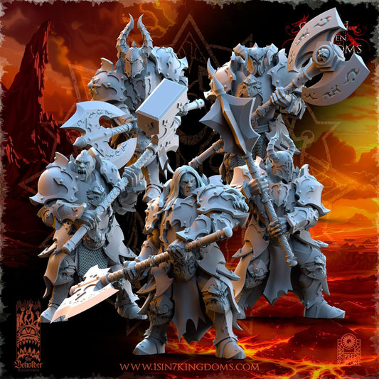 Realms of Mayhem Ascended Knights | The Beholder Miniatures | Compatible with D&D/AoS | Fantasy | Tabletop RPG