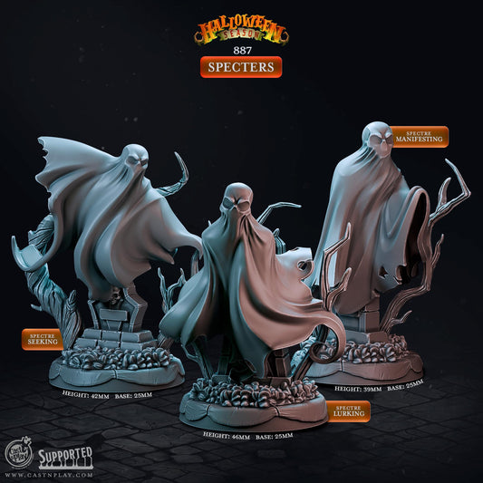 Graveyard Spectre | CastnPlay | Compatible with D&D/AoS | Fantasy | Tabletop RPG