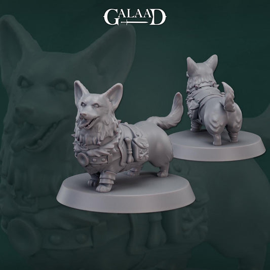 Ranger Hunting Dog | Galaad Miniatures | Compatible with D&D/AoS | Fantasy | Tabletop RPG