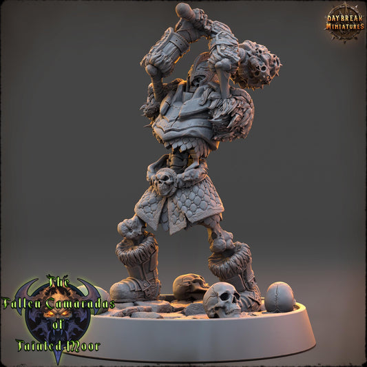 Undead Skeleton Captain Skullrend | DayBreak Miniatures | Compatible with D&D/AOS | Fantasy | Tabletop