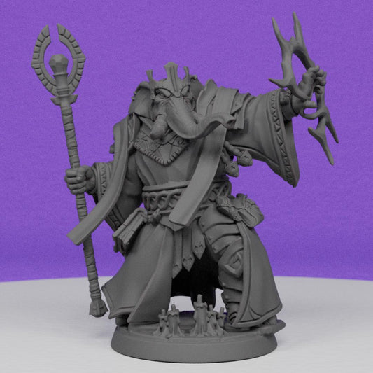 Ivory Sentinel Arch Priest Boldar | Artisan Guild Miniatures | Compatible with D&D/AoS | Fantasy | Tabletop RPG