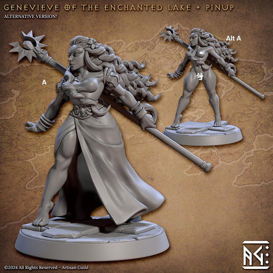 Vanguard Female Wizard Genevieve | Artisan Guild Miniatures | Compatible with D&D/AoS | Fantasy | Tabletop RPG