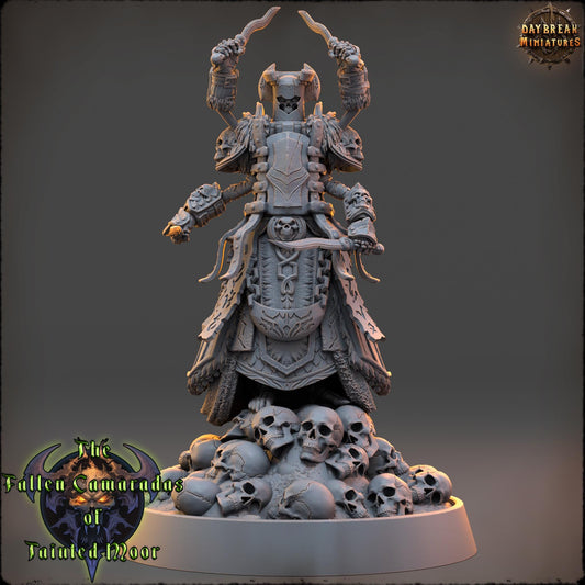 Undead Skeleton Wither Monk | DayBreak Miniatures | Compatible with D&D/AOS | Fantasy | Tabletop