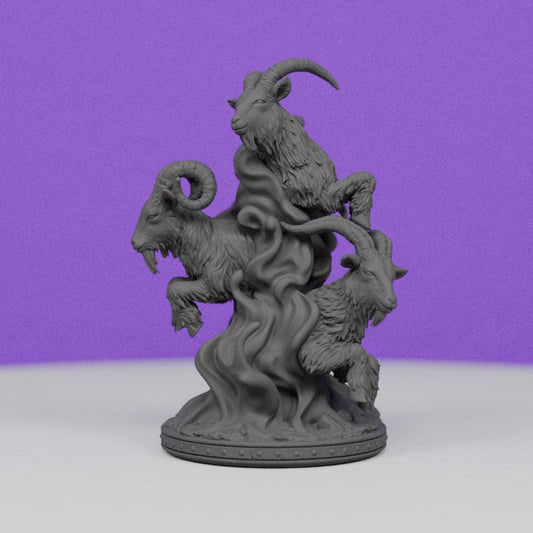 Wizards Familiar Ivory Goats | Primal Collectibles | Compatible with D&D/AoS | Fantasy