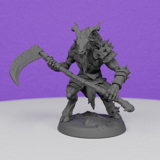 Beastmen Gobor Warrior | Artisan Guild Miniatures | Compatible with D&D/AoS | Fantasy | Tabletop RPG