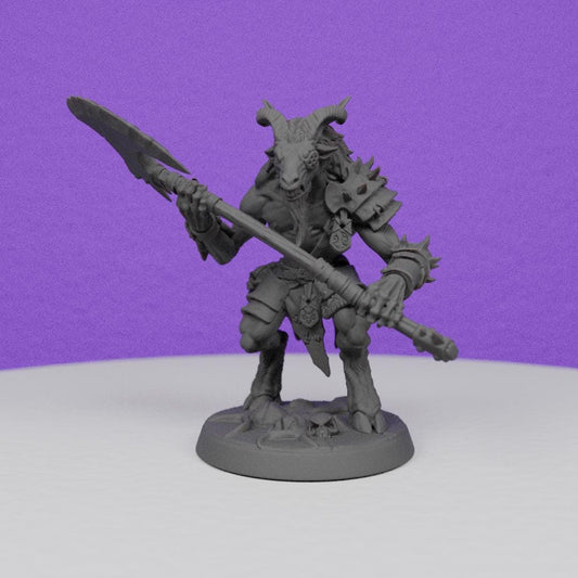 Beastmen Gobor Warrior | Artisan Guild Miniatures | Compatible with D&D/AoS | Fantasy | Tabletop RPG