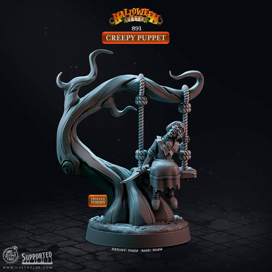 Creepy Puppet | CastnPlay | Compatible with D&D/AoS | Fantasy | Tabletop RPG