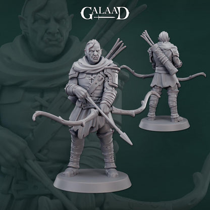 Ranger Warband | Galaad Miniatures | Compatible with D&D/AoS | Fantasy | Tabletop RPG
