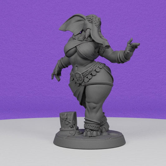Ivory Sentinel Invoker Gea | Artisan Guild Miniatures | Compatible with D&D/AoS | Fantasy | Tabletop RPG
