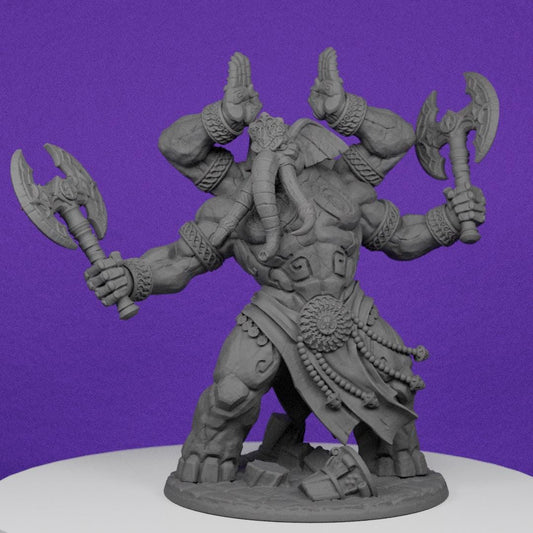 Ivory Sentinel Elepharion the Ivory Colossus | Artisan Guild Miniatures | Compatible with D&D/AoS | Fantasy | Tabletop RPG