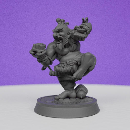 Eternal Dwarf Monk Brom Stonelegs | CastnPlay | Compatible with D&D/AoS | Fantasy | Tabletop RPG