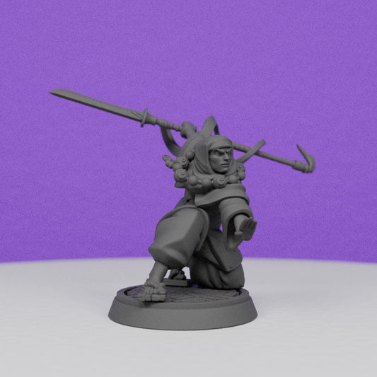 Eternal Shaolin Monk Yan | CastnPlay | Compatible with D&D/AoS | Fantasy | Tabletop RPG