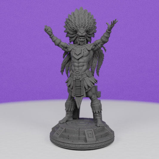 Sorcerer King Pachacuti | Primal Collectibles | Compatible with D&D/AoS | Fantasy