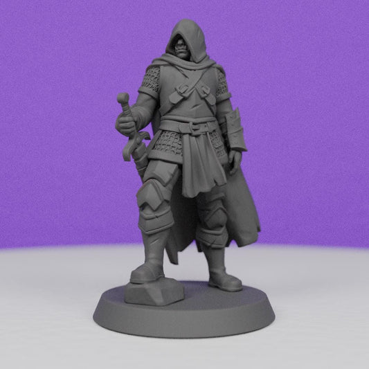 Half Orc Ranger | Galaad Miniatures | Compatible with D&D/AoS | Fantasy | Tabletop RPG