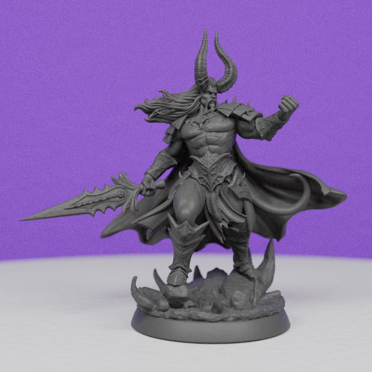 Kazhrak Warlord of the Elemental Abyss | TPK Lab | Compatible with D&D/AoS | Fantasy | Tabletop RPG