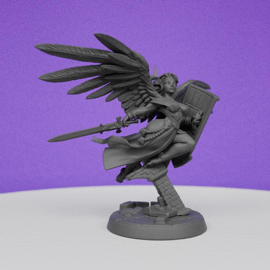 Seraphina Light of Valor | Artisan Guild Miniatures | Compatible with D&D/AoS | Fantasy | Tabletop RPG