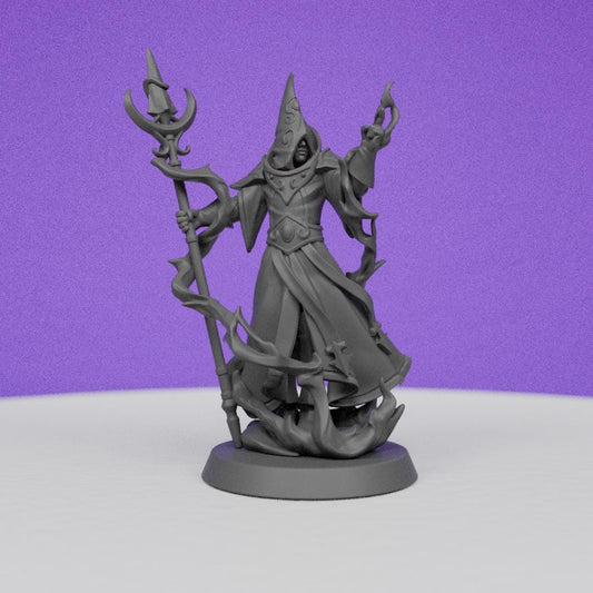 Elf Wizard | Galaad Miniatures | Compatible with D&D/AoS | Fantasy | Tabletop RPG