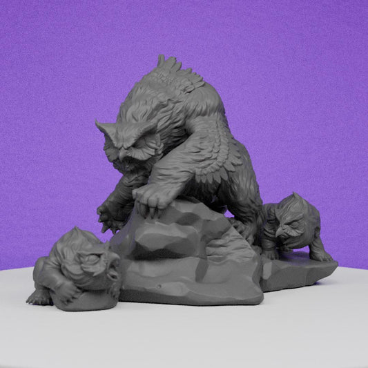 Owl Beast | CastnPlay | Compatible with D&D/AoS | Fantasy | Tabletop RPG