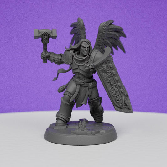 Malakim Vindicator | Artisan Guild Miniatures | Compatible with D&D/AoS | Fantasy | Tabletop RPG