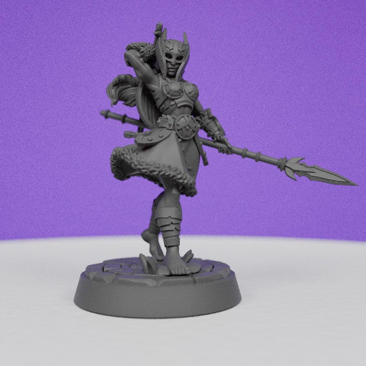 Northwind Vikings Armored Valkyrie | CastnPlay | Compatible with D&D/AoS | Fantasy | Tabletop RPG