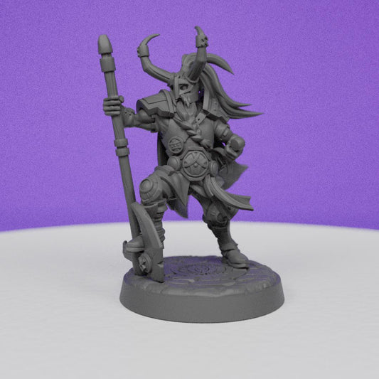 Northwind Vikings Warrior holding Axe | CastnPlay | Compatible with D&D/AoS | Fantasy | Tabletop RPG