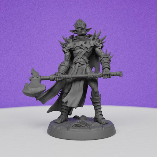 Hobgoblin War chief Girroz | Artisan Guild Miniatures | Compatible with D&D/AoS | Fantasy | Tabletop RPG