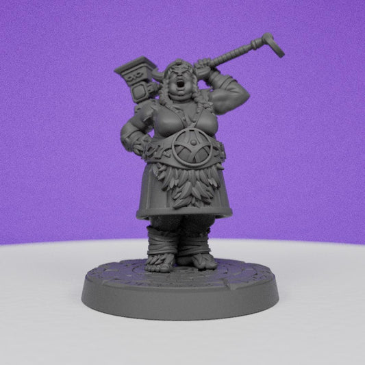 Northwind Vikings Big Woman | CastnPlay | Compatible with D&D/AoS | Fantasy | Tabletop RPG