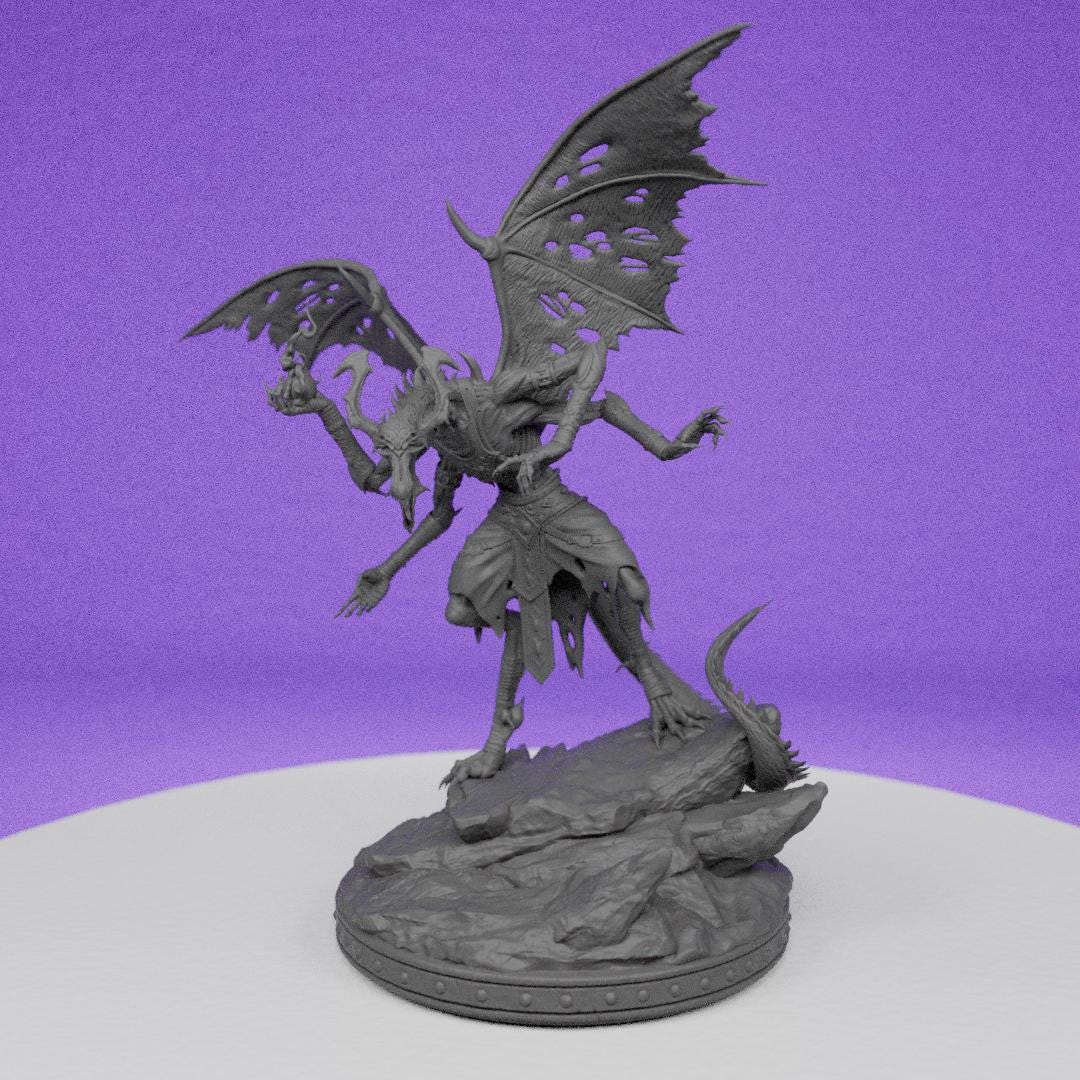Sorcerer King Greharron | Primal Collectibles | Compatible with D&D/AoS | Fantasy