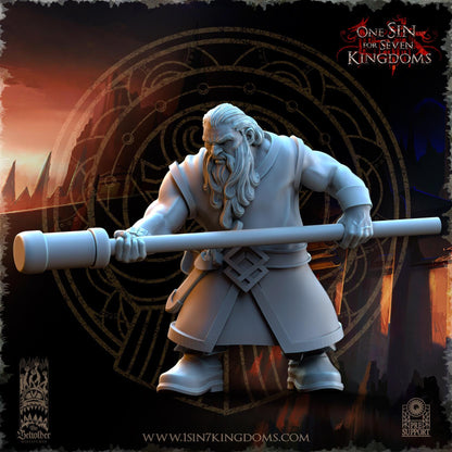 Dwarven Kingdoms Thunder Cannon | The Beholder Miniatures | Compatible with D&D/AoS | Fantasy | Tabletop RPG