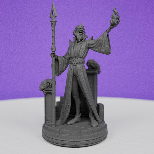 Sorcerer King Malark | Primal Collectibles | Compatible with D&D/AoS | Fantasy